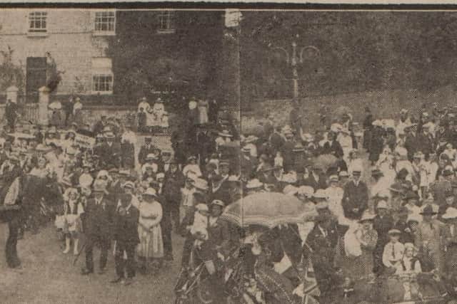 Tickhill Market Cross, July 25, 1919