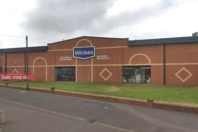 Ram raiders struck at Wickes in Doncaster this morning