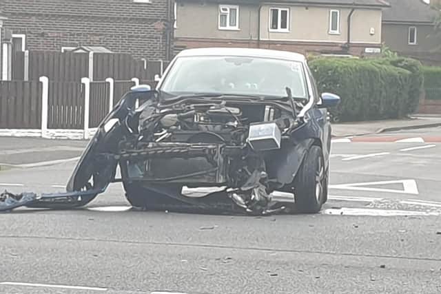 The incident took place at the junction with Tudor Road. (Photo: Tony Critchley).