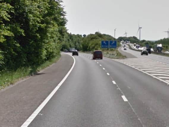 The M18 link-road. Picture: Google.