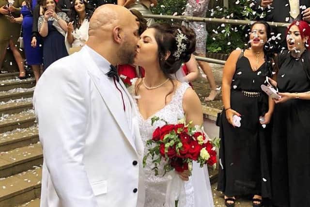 Elena and Kyri tie the knot.