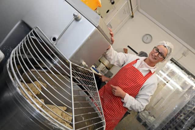 Eszter Toth, pictured by the Pastry mixer.