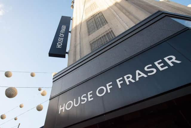 Oxford Street, London branch of House of Fraser which is one of those expected to close after the retailer announced plans to shut 31 of its 59 stores across the UK and Ireland as part of a rescue deal, impacting around 6,000 jobs. Dominic Lipinski/PA Wire