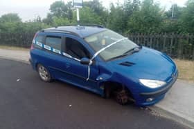 The car was dumped at Kirk Sandall railway station.