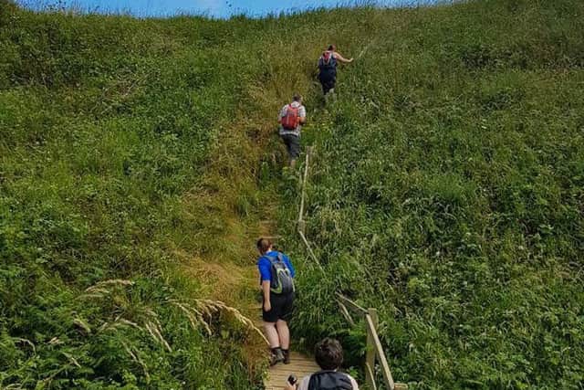 Dearne Valley Ramblers do the Yorkshire Wolds Way