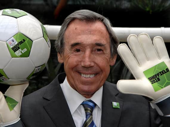 Sheffield World Cup legend Gordon Banks.