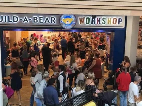 There have been huge queues at Build a Bear Workshops all over the country.