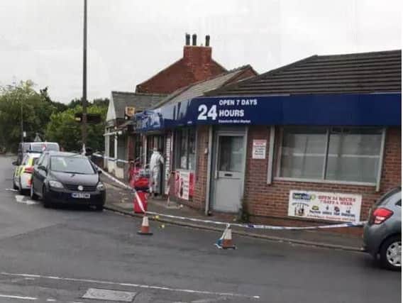 A man was stabbed in a shop in Stainforth, Doncaster, last week (Pic: Bradley Moore)