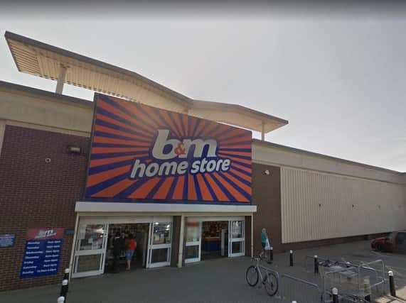 The B&M store on Thorne Road.