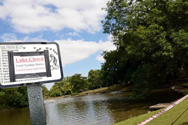 More than 100 ducks died at Sandall Park.