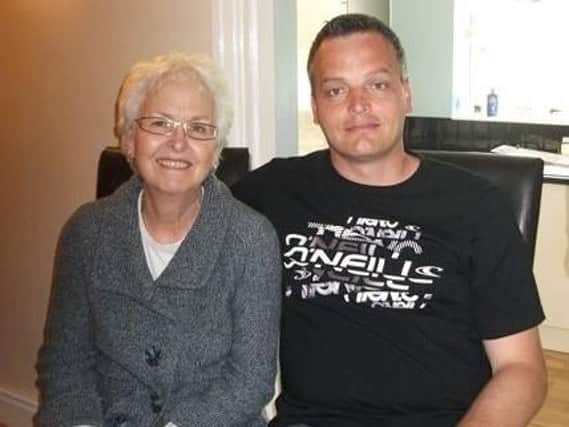 Richard with his mum Eileen.