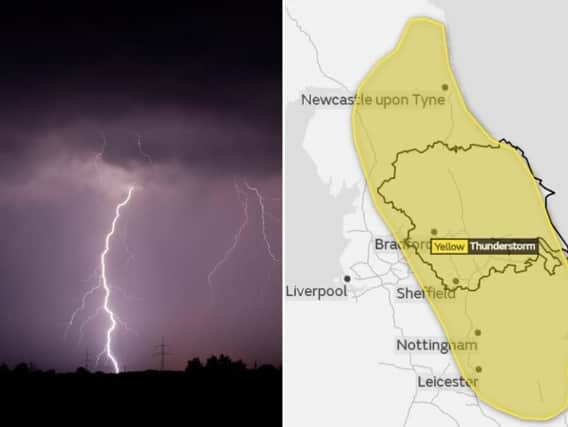 A Met Office warning has been issued