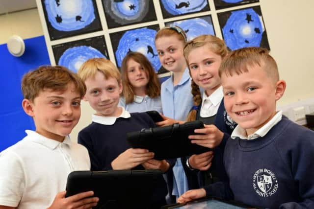 Class Three children pictured working on Comprehension. Picture: Marie Caley NDFP SchoolFocus-HootonAllSaints MC 6 
Picture: Marie Caley