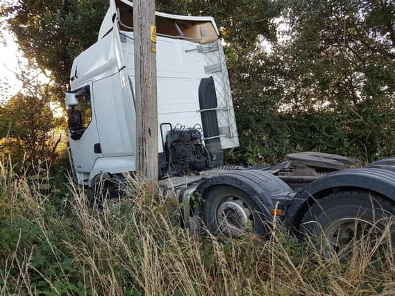 The stolen truck.