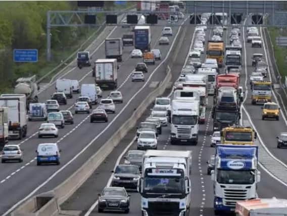 Roadworks will take place across the region's motorways