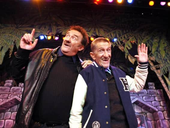 Barry Chuckle, right, has died aged 73