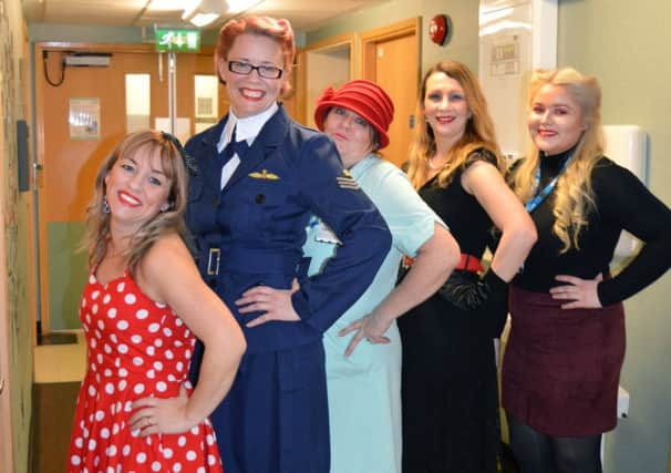 Dedicated staff at Doncaster and Bassetlaw Teaching Hospitals (DBTH) Mallard Ward have donned costumes reflecting the fashions of the 1940s in a creative bid to transport their patients back in time for an afternoon tea-party