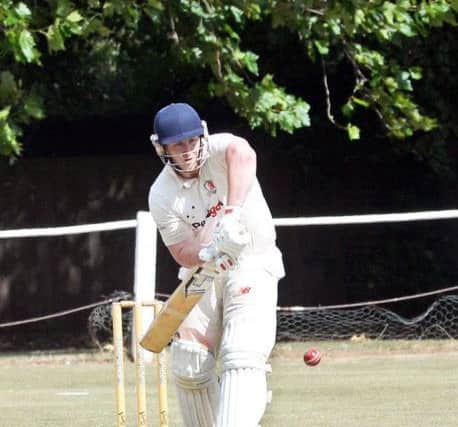Laurence Browes bats for Tickhill.