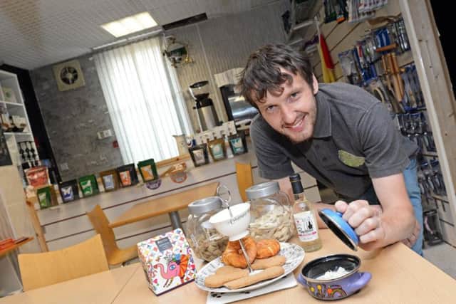 Andrew Ashworth, pictured in the IGO Pets dog cafe, Picture: Marie Caley