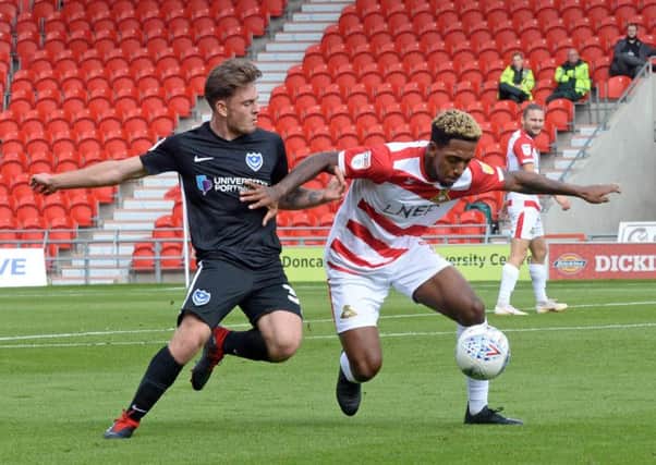 Mallik Wilks in action against Portsmouth.