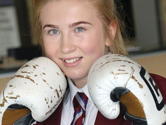 Keen sportswoman, Neve Taylor-Dilks, scored highly on the academic side in her GCSE's with two 8s, five 7s and two 6s under her belt, despite the demands of her strict training routine as a boxer with the England development team