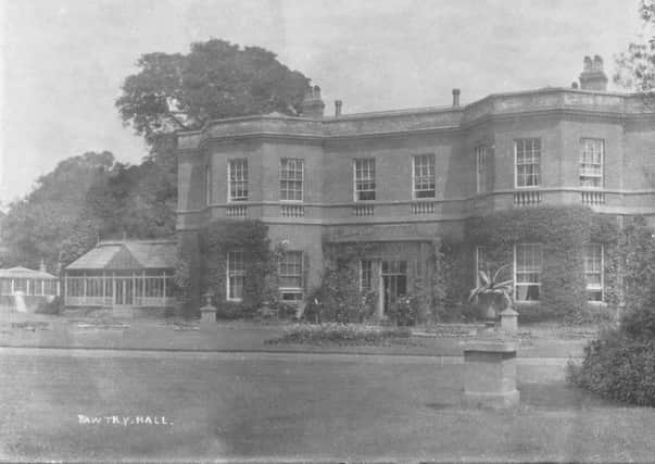 Bawtry Hall facing south and east