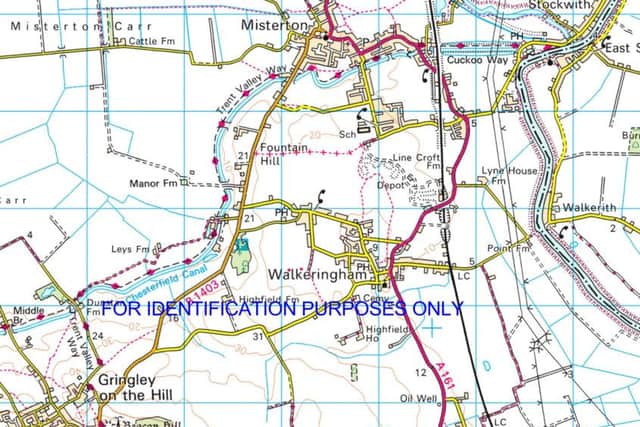The area covered by the Lordship of the Manor of Walkeringham