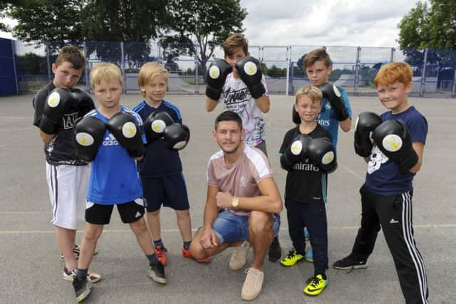 New youth sessions run by the new Jamie McDonnell Foundatation, have been set up by world champion boxer Jamie McDonnel. Picture: Scott Merrylees