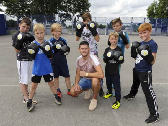 New youth sessions run by the new Jamie McDonnell Foundatation, have been set up by world champion boxer Jamie McDonnel. Picture: Scott Merrylees