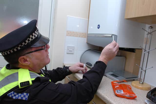 Police are marking lots of properties with Smartwater