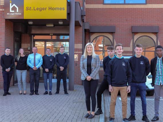St Leger Homes' new apprentices