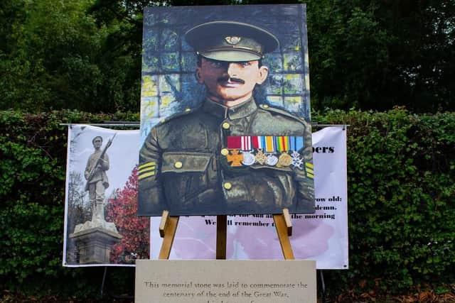 Sgt Laurence Calvert painting