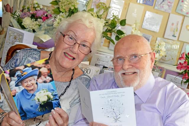 Josephine and John Share, of Warmsworth, pictured celebrating their Diamond Wedding Anniversary.
