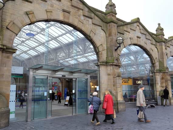 Sheffield railway station.