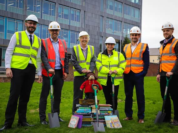 Paddington and friends break the ground as work starts on new library and museum in Doncaster