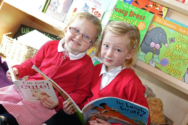 Ava Canavon and Jessica Bailey,  pictured in the Reading area. Picture: Marie Caley NDFP-25-09-18-BentleyHighSt-4