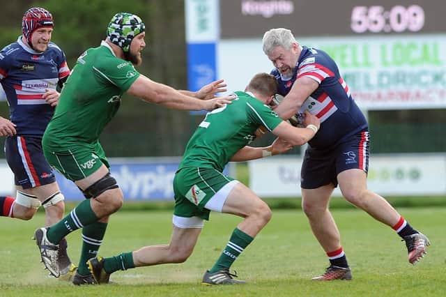 Colin Quigley made his 100th Knights appearance against London Irish.