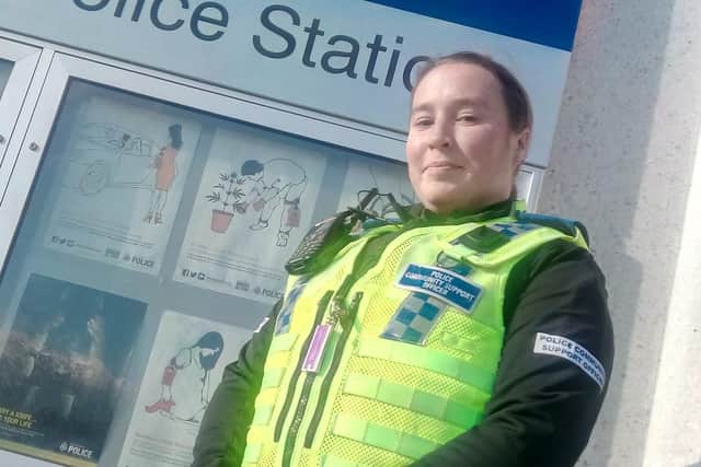 PCSO Natalie Martin, who saved a man's life in Doncaster town centre