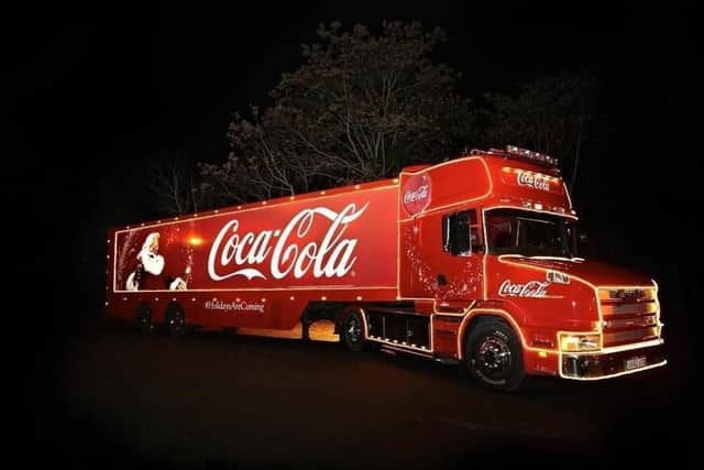 The Coca-Cola truck  is coming back to Doncaster