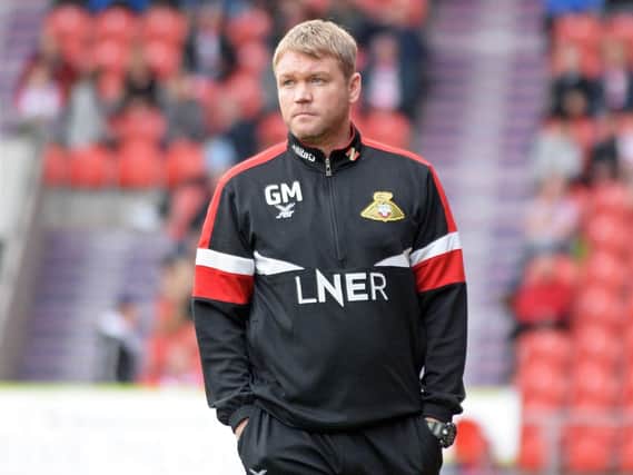 Doncaster Rovers v Gillingham. Grant McCann, Rovers manager, pictured. Picture: Marie Caley NDFP-20-10-18-RoversvGillingham-13