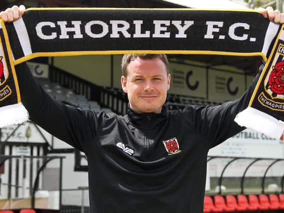 Chorley manager Jamie Vermiglio