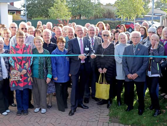 Opening of new garden at St John's Hospice, Doncaster