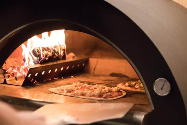 The pizza oven