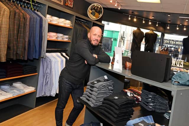 Phil Elvin, pictured at Punch Menswear, Wood Street. Picture: Marie Caley NDFP-23-10-18-Punch-1