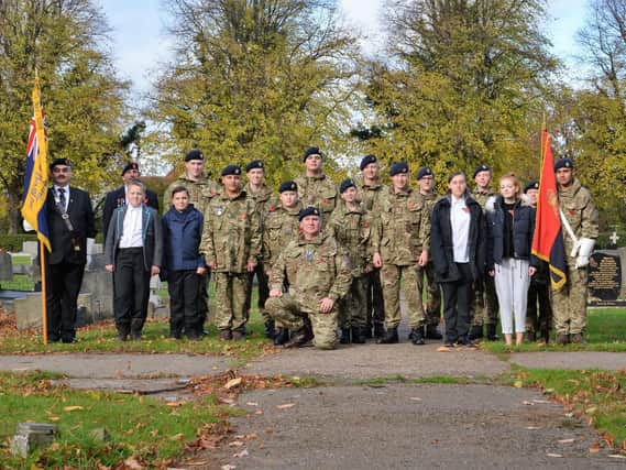 Bentley Army cadets pay tribute to local service personnel