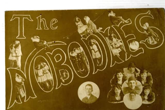 The Nobodies entertainment troupe poster from 1918