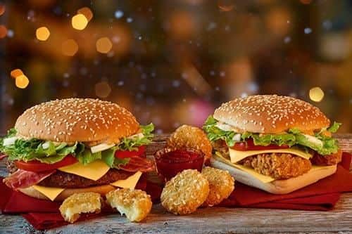 Check out the festive range at McDonald's