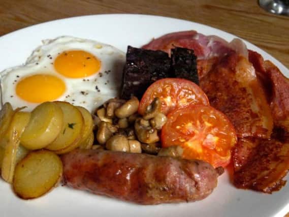English Breakfast at The Milestone, Sheffield.