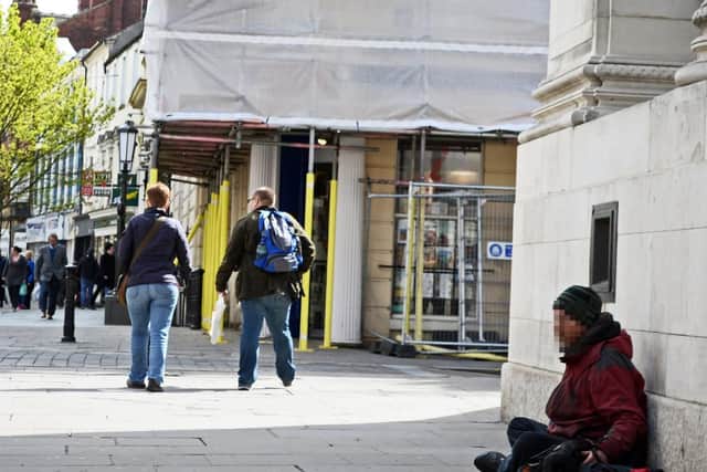 homelessness on the streets of Doncaster before major action was taken. Picture: Homeless MC 10