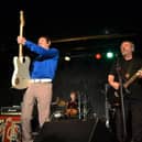 Pete Shelley, right, with fellow original Buzzcocks bandmate Steve Diggle.